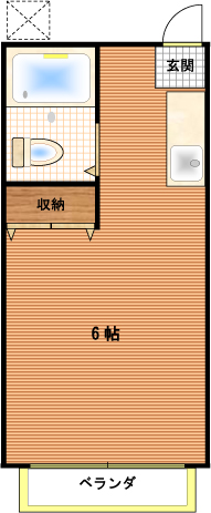 千葉市中央区の賃貸アパートシティホームノザワ取り図